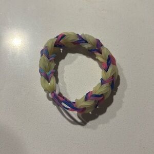 Rainbow Loom Handcrafted Bracelet
